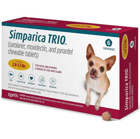 Simparica Products for Fleas, Ticks, and Heartworms in Dogs